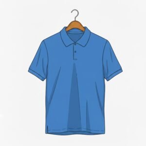 hung polo shirt